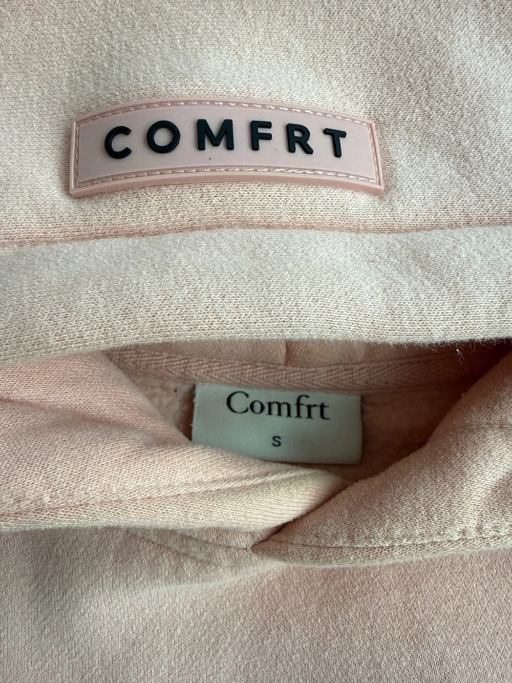 Comfrt Peach Pink Pastel Sweat Set - Picture 4 of 9